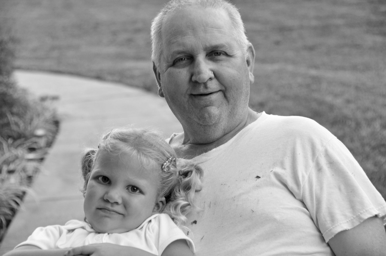 9.6.11 My Daddy got bit by a monkey last week at work. He was in the hospital overnight. It was very scary. So thankful his hand healed and he could come back home. photo poppop2.jpg