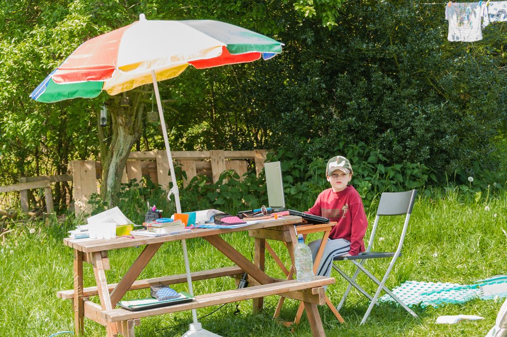 Whenever!, School Al Fresco ~ who wants to work inside when the weather just doesn't want to be missed!