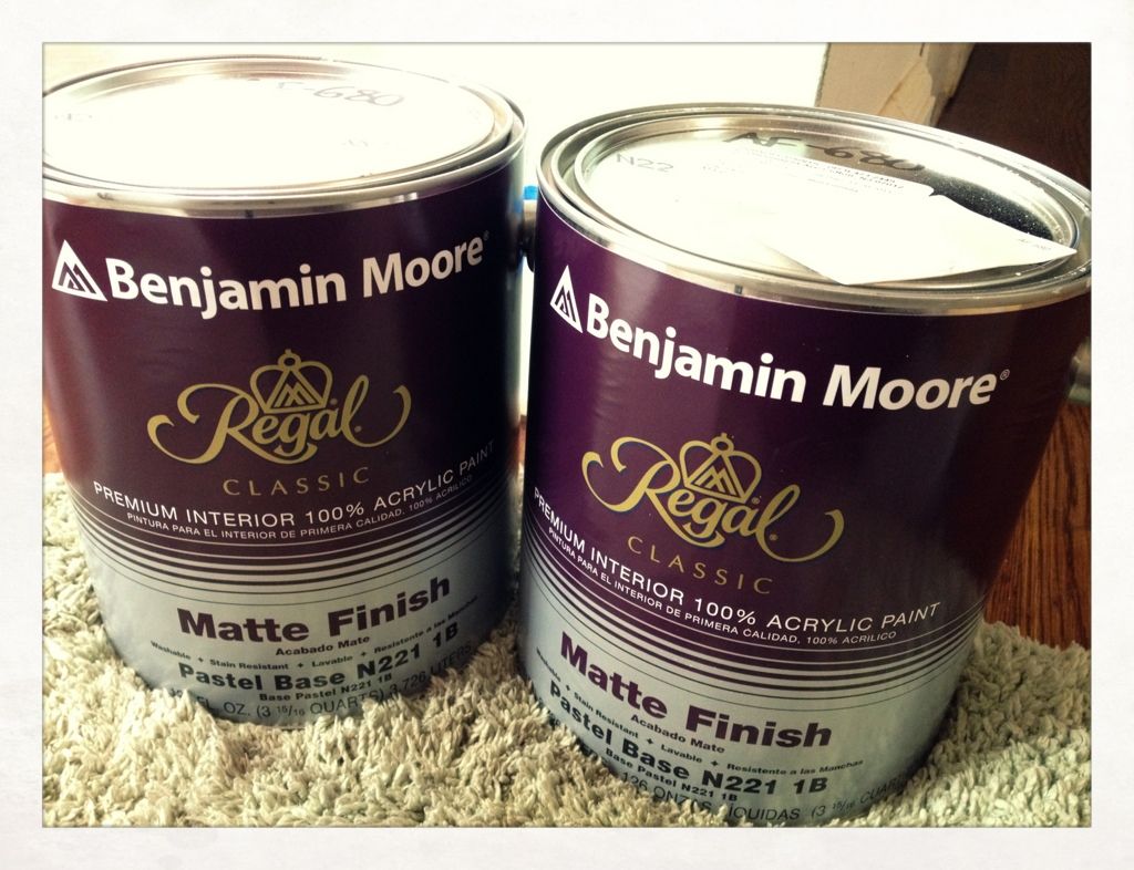 11/30/11, Date night with my favorite guy - Benjamin Moore! It's amazing what a coat of paint can do to a room.