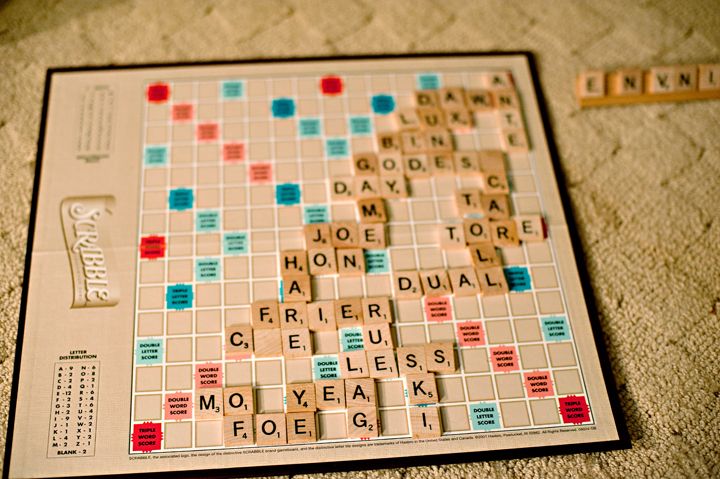 9.13.11, As much I love playing Scrabble on my iTouch, there's nothing better than the original board game.
