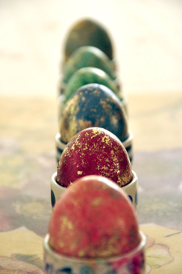 03.04.12, The painted Easter eggs waiting to dry.