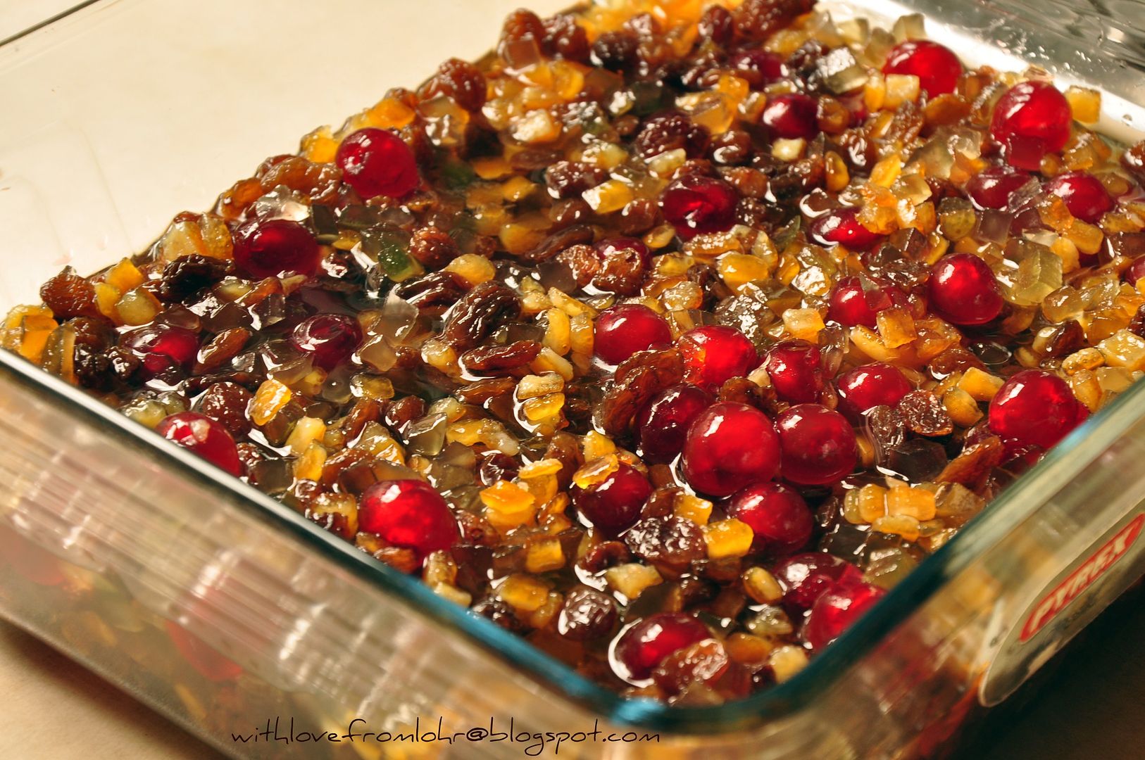 14.10.11, The raisins, cherries, candied peel have all gone a soaking. How do you prepare for Christmas?