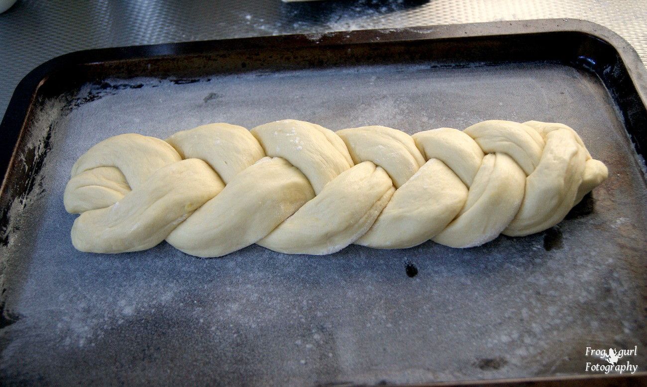 30.4, Learning how to bake bread in a braid shape :)