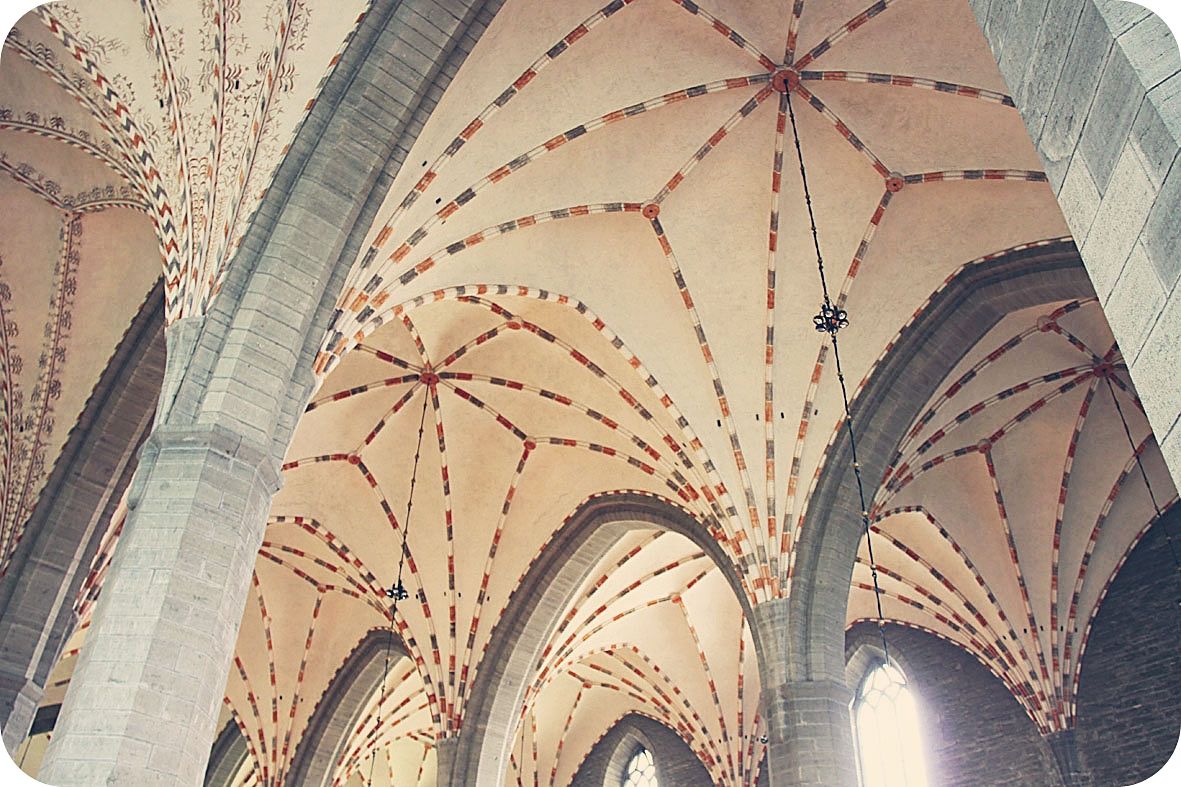 5.29, The church ceiling in Vadstena, Sweden - built in 1430..! Can you believe the skills they had almost 600 years ago?!