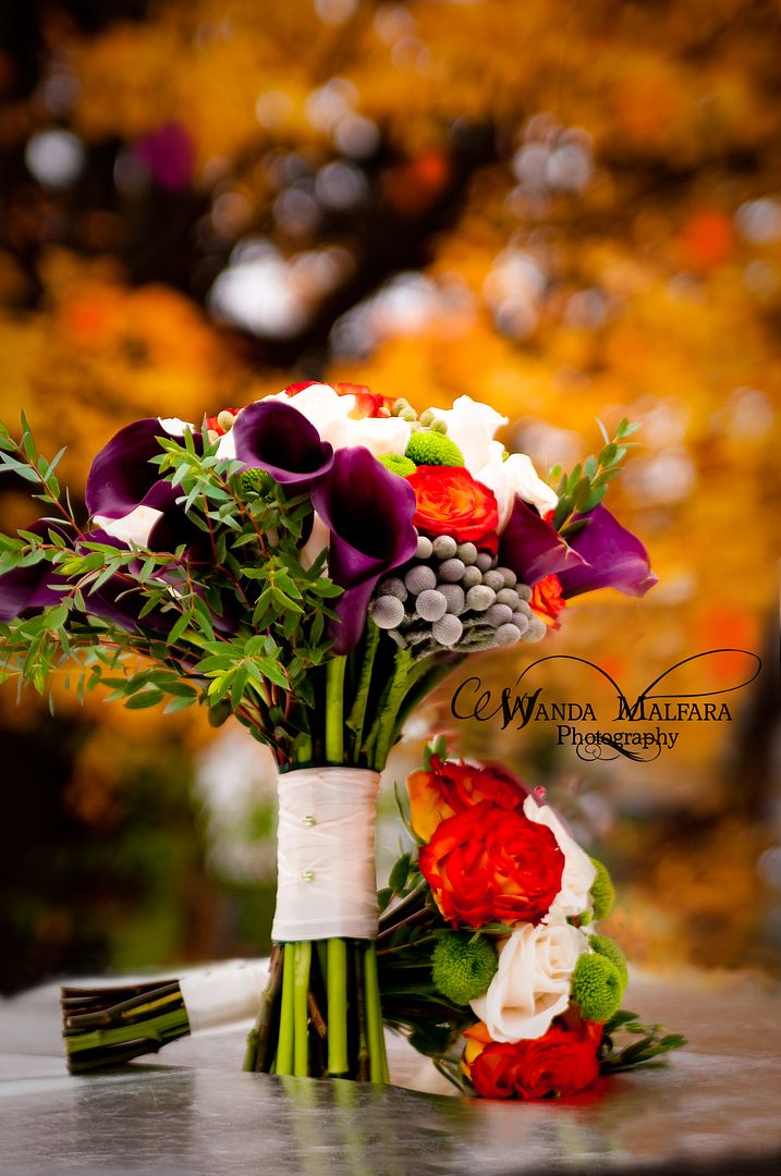 Oct 30,2012, Gorgeous fall colors and flowers from a wedding I shot last week-end
