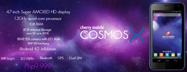 CHERRY MOBILE COSMOS X CHERRY MOBILE COSMOS X