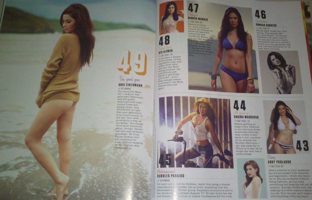 FHM 100 Sexiest Women in 2013 PH Edition