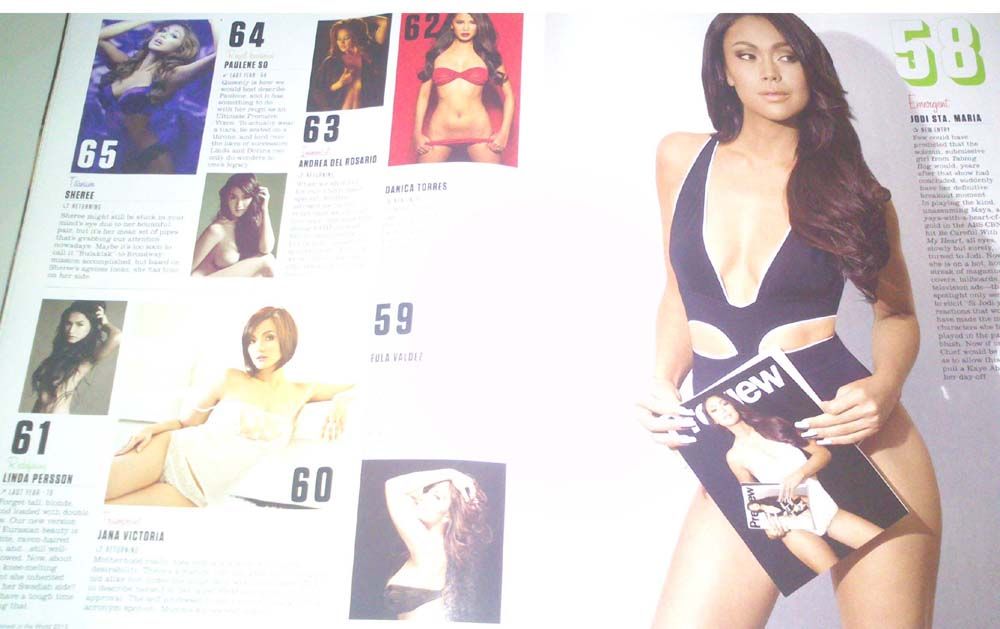 FHM 100 Sexiest Women in 2013 PH Edition