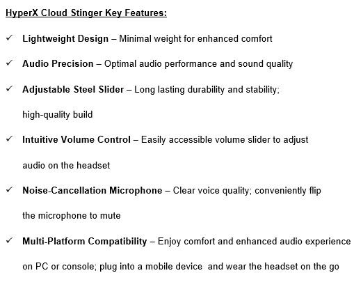 HyperX Cloud Gaming Headset