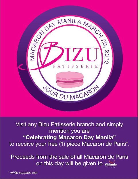 Bizu Patisserie brings Macaron Day to Manila