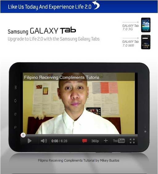 Samsung Galaxy Tab - Mikey Bustos