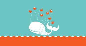 The whale has a bug. Illustration: Twitter