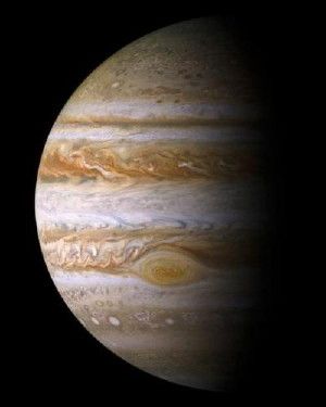 This is Jupiter's Great Red Spot in 2000 as seen by NASA's Cassini orbiter. (Credit: NASA/JPL/Space Science Institute)