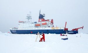Polarstern. In spring 2010, the research icebreaker Polarstern returned from the South Pacific with a scientific treasure -- ocean sediments from a previously almost unexplored part of the South Polar Sea. (Credit: Martin Schiller, Alfred Wegener Institute)