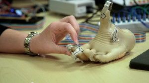 Medical researchers are helping restore the sense of touch in amputees.