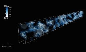 3D map of the cosmic web at a distance of 10.8 billion years from Earth, generated from imprints of hydrogen gas observed in the spectrum of 24 background galaxies behind the volume. This is the first time that large-scale structures in such a distant part of the Universe have been directly mapped.
