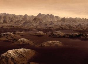 Just how deep are the seas on Titan?