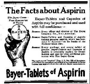 Bayer aspirin ad