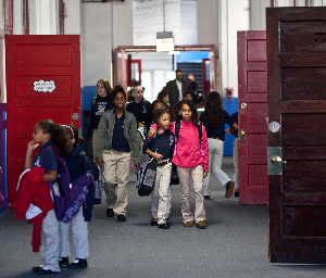 Despite the teachers’ strike, classes were in session on Wednesday at Bucktown and the other charter schools in Chicago.