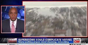 Superstorm could complicate voting