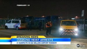 31 People Detained in $50M Diamond Heist