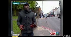 London attack suspect caught on video