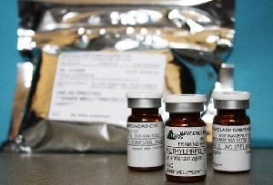 This photo made available by the Minnesota Department of Health shows shows vials of the injectable steroid product made by New England Compounding Center and implicated in a fungal meningitis outbreak.(Photo: AP)