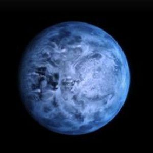 Blue gas giant By observing exoplanet HD 189733 b before, during and after it disappeared behind its host star, astronomers were able to discover that its colour is a deep blue.