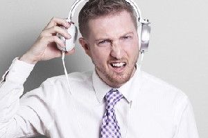 Dr. Matt Skalski discovers a right-sided volume loss in his headphones after the cords got into the vacuum cleaner.