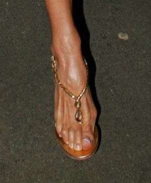 Victoria Beckham's feet