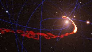 G2 has been stretched out by the gravity of our galaxy's central black hole