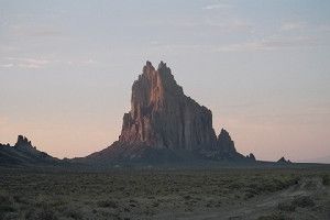 The desert Four Corners region contains beautiful landforms like Shiprock in New Mexico. It's also the site of an anomalous blob containing high levels of methane.