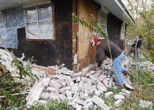 Sparks, Okla., in 2011. A report says Oklahoma has been hardest hit by human-caused quakes.