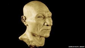 Kennewick Man - as shown in this reconstruction - has been the subject of a long, bitter debate