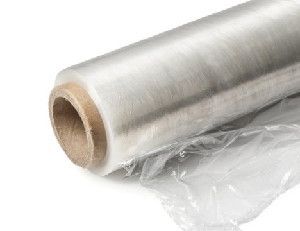 Roll of wrapping plastic stretch film (stock image). Two chemicals increasingly used during manufacturing to strengthen plastic wrap, soap, cosmetics, and processed food containers have been linked to a rise in risk of high blood pressure and diabetes in children and adolescents.