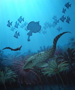 After the Hangenberg mass extinction, small fish dominated the oceans while larger fish mostly died out.