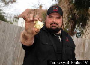 Former pro wrestler Ric Savage loves searching for historical artifacts and other valuables with metal detectors, and says outhouses are the best spots for finding treasure.