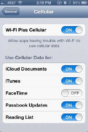 Wifi/Cellular