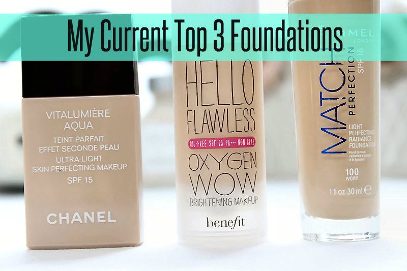 You Tube: My Top 3 Foundations