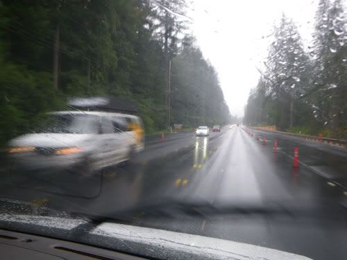 rainy day drive