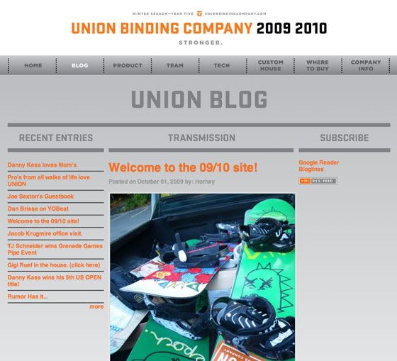 dwd on union binding blog