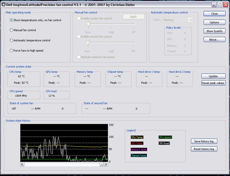 is there a way to control fans on the dell g5 laptop