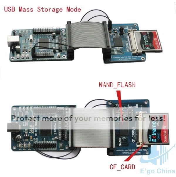 DLU2C USB2.0 Dev Board +NAND_FLASH+CF_CARD